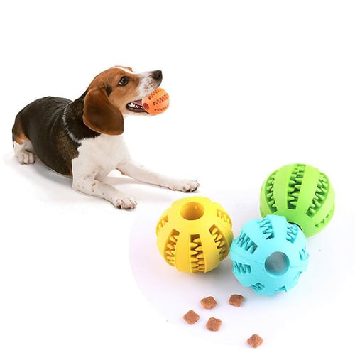 5cm 7cm Pet Dog Toy Interactive Rubber Balls for Small Large Dogs Puppy Cat  Chewing Toys