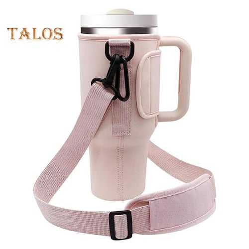 Multifunctional Water Bottle Pouch for Stanley Cups with Adjustable Strap,  Gym Accessories for Women, Sports Water Bottle Accessories, Tumbler Pouch