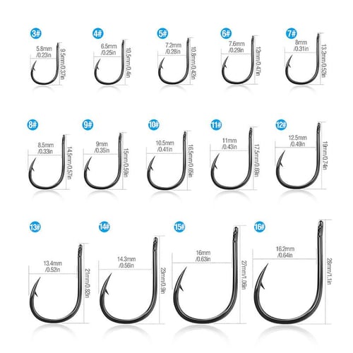 50PCS PTFE Coated High Carbon Stainless Steel Barbed hooks Carp