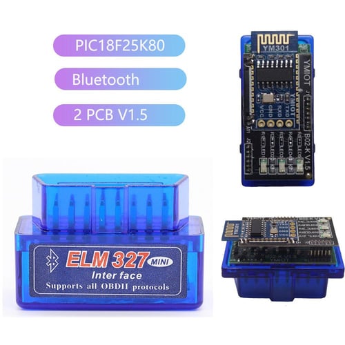 ELM327 WiFi Bluetooth V1.5 PIC18F25K80 Chip OBDII Diagnostic Tool