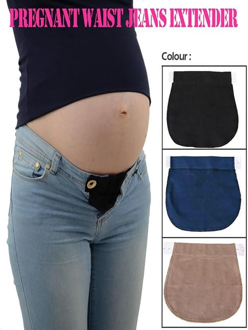 5pcs/pack Waistband Extender With Elastic Adjustable Button For Pants, Maternity  Clothes