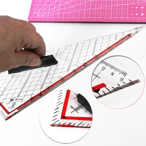 3 Pcs Geometric Measurement Drawing Template Ruler Architecture Supplies Office+supplies Versatilen Circle Tool Quilting Templates Drafting Rulers for