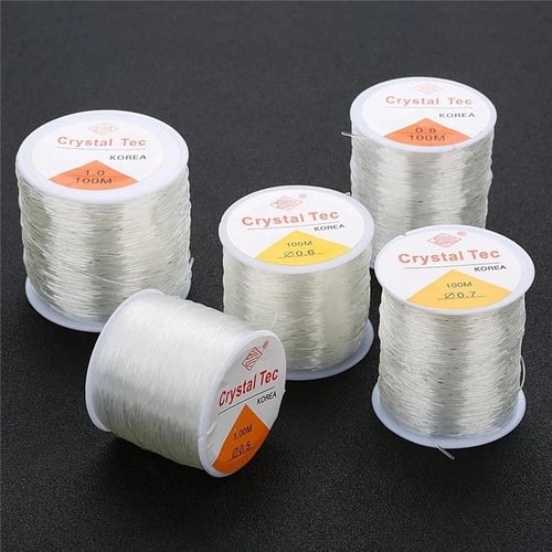 Elastic Stretch String Cord for Jewelry Making 1.0mm, in 100m Spool