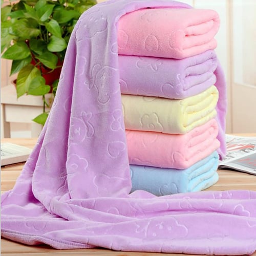 Extra Large Microfiber Bath Towel 100X200cm Soft Super Absorbent Map  Quick-drying Towels Home use