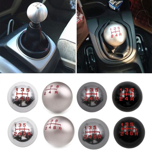 5/6 Speed Manual Auto Transmission Car Gear Shift Knob Head Ball