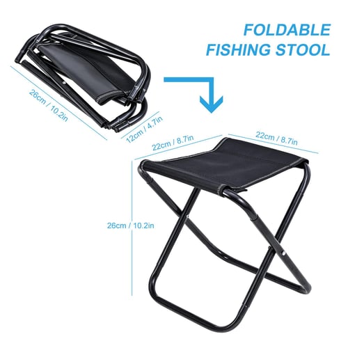 Kids Fishing Rod and Reel Combo with Collapsible Fishing Stool