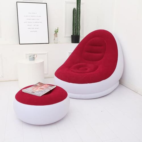 Large Lazy Inflatable Sofa Chairs PVC Lounger Seat Bean Bag Sofas Pouf Puff  Couch Tatami Living Room Supply