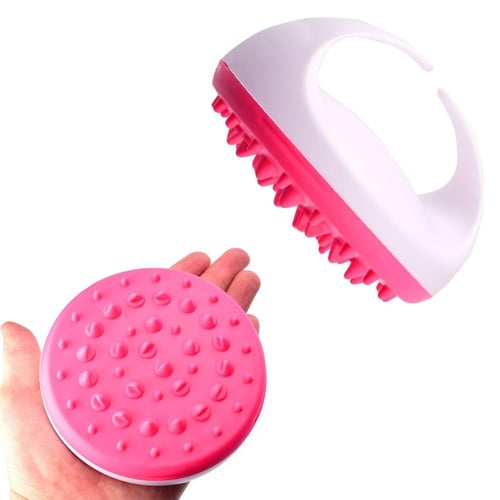 Anti-cellulite Silicone Massage Brush For Body & Scalp, Hand-held