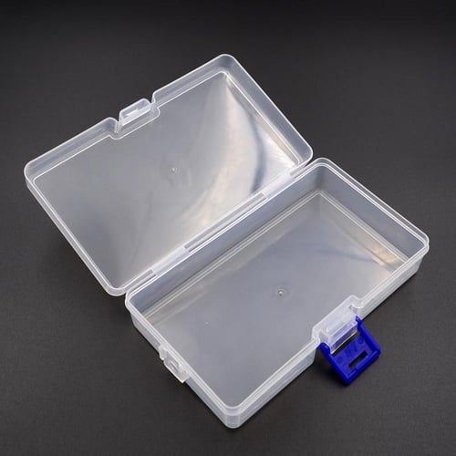 Storage Bins 1pc Transparent Component Screw Storage Box Jewelry Display  Practical Tool Box Plastic Container Tool Box Screw Sewing Box