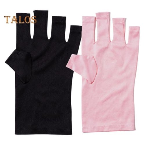 1 Pair UV Shield Gloves Professional Nail Art Skin Care Polyester Practical  Hand UV Protection Gloves Manicure Tools - buy 1 Pair UV Shield Gloves  Professional Nail Art Skin Care Polyester Practical