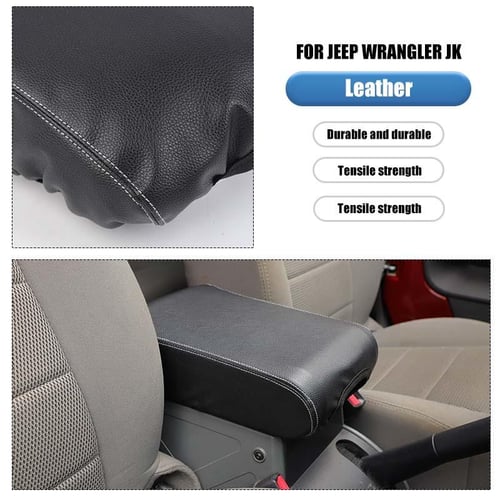Center Console Leather Armrest Cover Pad for Jeep Wrangler JK 2007-2010 Car  Interior Accessories - buy Center Console Leather Armrest Cover Pad for Jeep  Wrangler JK 2007-2010 Car Interior Accessories: prices, reviews