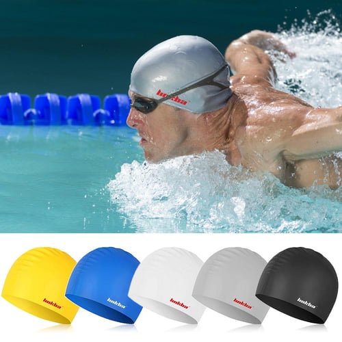 Silicone Long Hair Swimming Cap for Women Men Adult Kids Swim Cap Hat - buy  Silicone Long Hair Swimming Cap for Women Men Adult Kids Swim Cap Hat:  prices, reviews