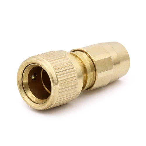 4 Pcs Water Pipe Fittings Brass Fittings An Fittings Brass Straight Fitting  X4 Connector Through