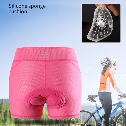 Women Cycling Underwear Padded Bike Shorts Breathable MTB Bicycle