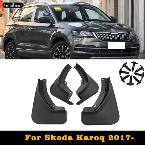 4Pcs Car Mud Flaps For Skoda Karoq 2017-on Mudflaps Splash Guards