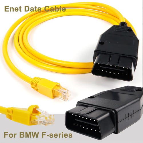 Ethernet Enet Rj45 Yellow Obd Obdii Obd2 Coding F-series Cable