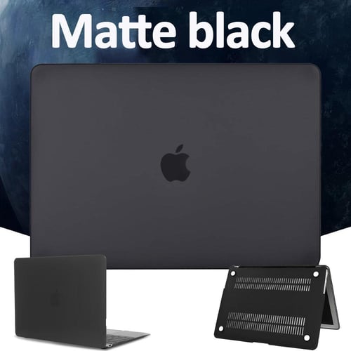MacBook Air 13 inch Case, E LV MacBook Air 13 inch with Retina Display Case  Ultra Slim Soft-Touch Matte Plastic Hard Shell Case Cover - Black. :  : Computers & Accessories