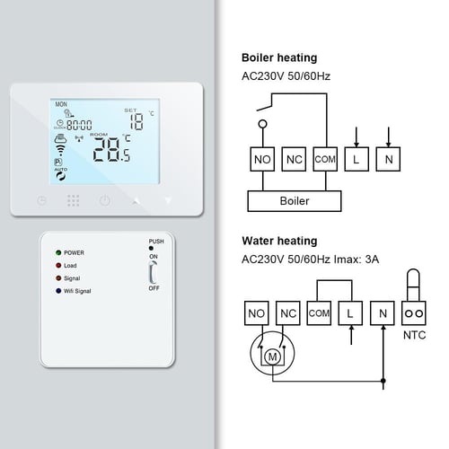 Tuya Wifi Smart Thermostat RF Wireless Wall-Hung Gas Boiler