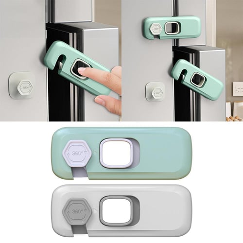 5Pcs Baby Safety Locks, Child Proof Refrigerator Lock Fridge locks With  Sticky Adhesive Pads For Doors, Drawers, Cabinets, Oven - buy 5Pcs Baby  Safety Locks, Child Proof Refrigerator Lock Fridge locks With