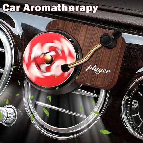 Car Fragrance Diffuser With Vent Clip In Retro Style Record-Player Design, Automotive  Air Freshener Purifier, 3 Aromatherapy Tablets Included - buy Car Fragrance  Diffuser With Vent Clip In Retro Style Record-Player Design