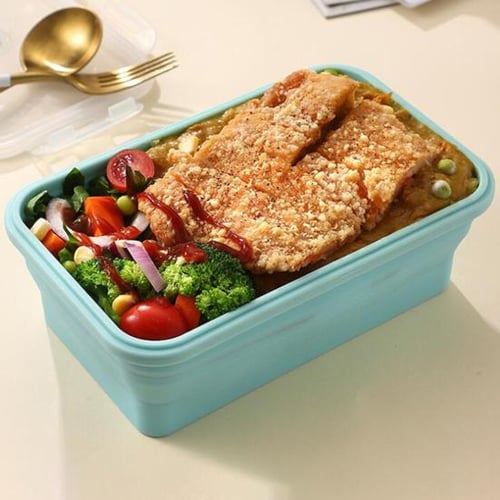 1 Set Lunch Box Container with Fixing Strap Organization Food