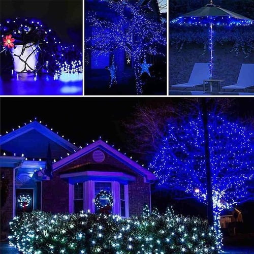 12M 100LEDs Solar Power LED String Lights Waterproof String Fairy Lights  For Holiday Christmas Party Decor Lights Garden Garland Outdoor Lamp - buy  12M 100LEDs Solar Power LED String Lights Waterproof String