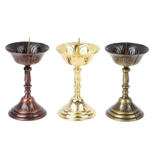 1pc Golden Candlestick Holder Candelabra Taper Candle Holders For