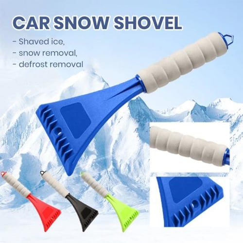 Plastic Snow Brush for Car Window with EVA Handle with Ice Scraper