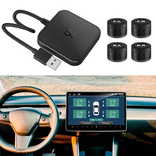 Tpms Tire Pressure Monitoring System For Car,tmps Lcd Display Usb