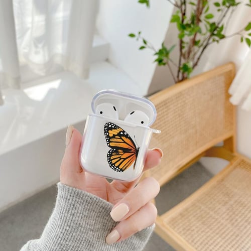 Butterfly Headphone Cases For Airpods 2 Case Clear Soft Silicone Earphone  Cover For Airpods Pro 2 Coque Wireless Storage Airpods 3 Cover - buy  Butterfly Headphone Cases For Airpods 2 Case Clear