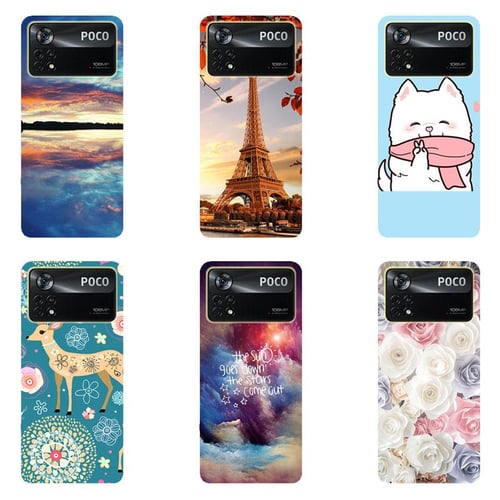 Cheap For Xiaomi Poco M5s Case Liquid Silicone Phone Case for Poco M5 M5s  M4 M3 Pro 4G 5G Armor Shockproof Candy Colors Ultra Thin Matte Soft TPU  Cover