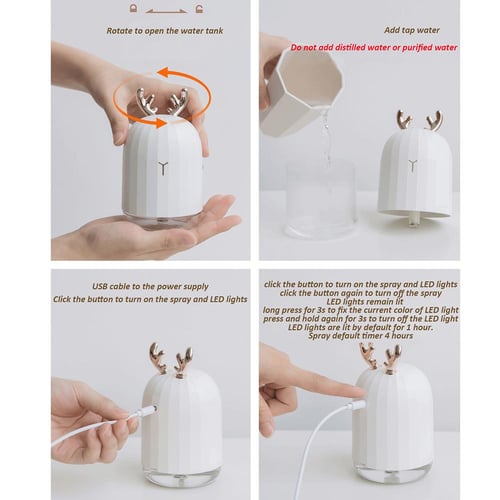 Desktop Air Humidifier Usb Portable Mini Ultrasonic Aroma