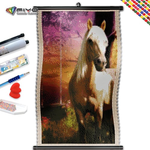 DIY 5d Diamond Painting Horse Run Animal Spirit Of Freedom Mosaic Art  Picture Cross Stitch Kit Embroidery Home Decor