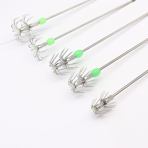 10pcs Double-Layer Umbrella Squid Hooks Glow in Dark Octopus Fishing Hook -  buy 10pcs Double-Layer Umbrella Squid Hooks Glow in Dark Octopus Fishing  Hook: prices, reviews