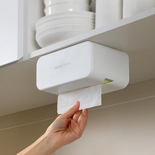 Punch-free Toilet Paper Holder Box Waterproof Storage Toilet Roll Paper  Storage Rack Paper Towel Kitchen Bathroom Storage Box