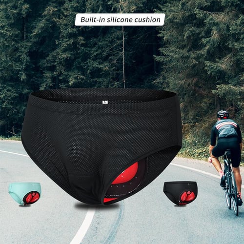 WOSAWE Cycling Underwear 3D Gel Padded Shockproof Compression Pants Bike  Shorts