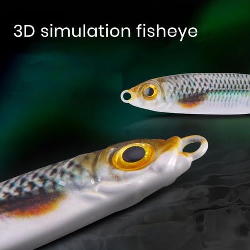 Fishing Bionic Hard Bait with Double Hooks 3D Fisheye Simulation