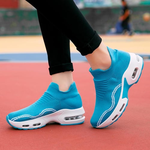 Women Sneakers Breathable Wedges Platform Vulcanize Shoes / Women