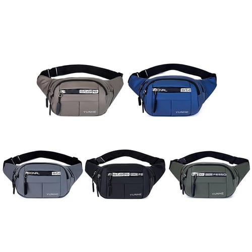 Street style Shoulder Crossbody Bag Chest pack Unisex Trend Fanny pack  Oxford Waist Belt Bags Large capacity Hip hop Waist Bag