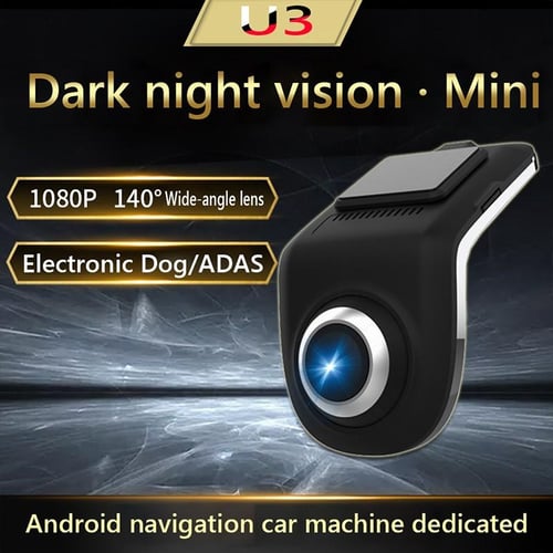 U3 Hidden Dash Cam Car Camera ADAS USB Car DVR HD 1080P