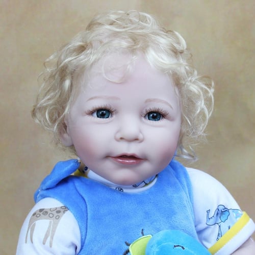 Bebe 55cm full Body Silicone Reborn Baby Girl boy Dolls Toy Play