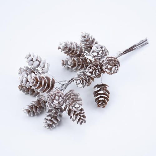 20Pcs Artificial Pine Branches Reusable Fake Green Leaf for DIY