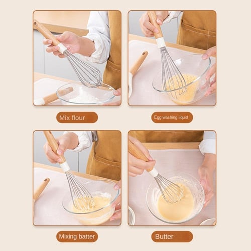 1pc Semi-automatic Rotary Egg Beater, Stainless Steel Egg Whisk, Kitchen  Tools,Hand Press Whisk, Home Baking Tools, Cream Egg Hand Mixer Push Whisk  Blender For Home - Versatile Tool For Egg Beater, Milk