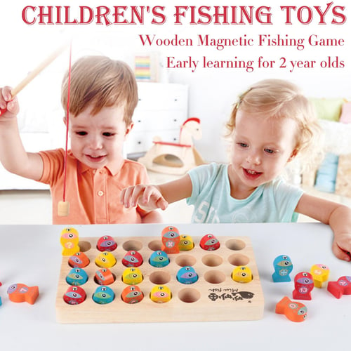 Projector)Wooden Magnetic Fishing Game Fine Motor Skill Toy - buy  (Projector)Wooden Magnetic Fishing Game Fine Motor Skill Toy: prices,  reviews
