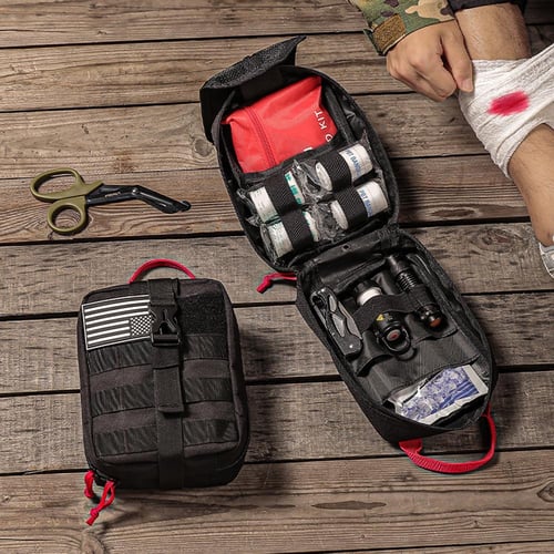 First Aid Bag Pouch Emergency Molle Pouch Outdoor Survival Tools Storage  Bag for Camping Hiking - buy First Aid Bag Pouch Emergency Molle Pouch