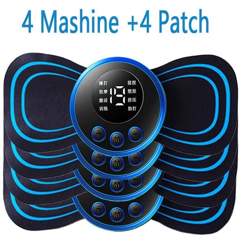 Rechargeable Electric Pulse Neck Massager Ems Cervical Massage Patch Neck  Back Muscle Stimulator Tens Relief Pain Neck Release