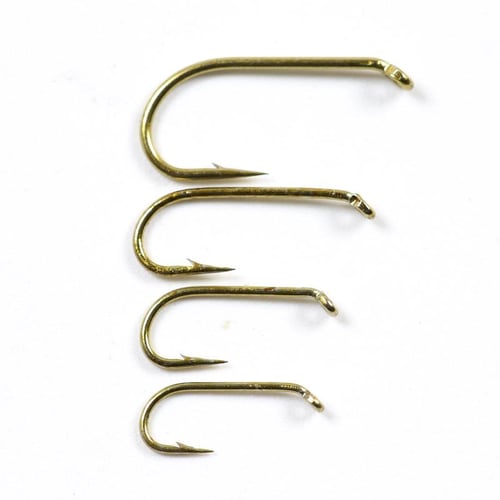 50pcs Gold Color Fly Tying Scud Nymph Hook Caddis Midge Shrimp Fly Tying  Fish Hooks Size 10 12 14 16 - buy 50pcs Gold Color Fly Tying Scud Nymph  Hook Caddis Midge