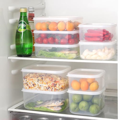 1pc Refrigerator Storage Box For Frozen Food, Sealed Preservation