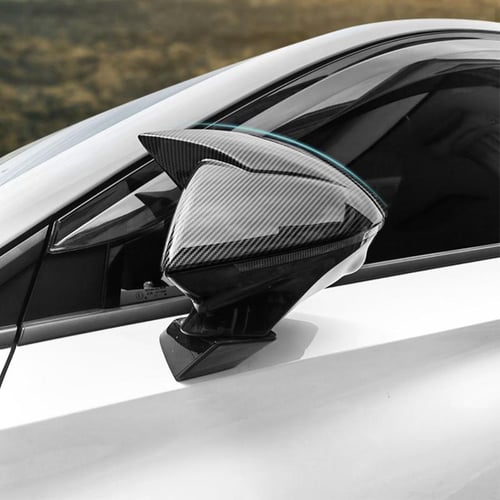 2Pcs Horn Rearview Mirror Caps for BMW X1 U11 U12 2023 2024 Side
