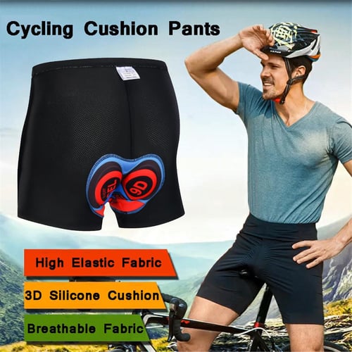 Men's Cycling Underwear Gel Padded Breathable Mtb Bike Shorts Anti-sweat  Briefs